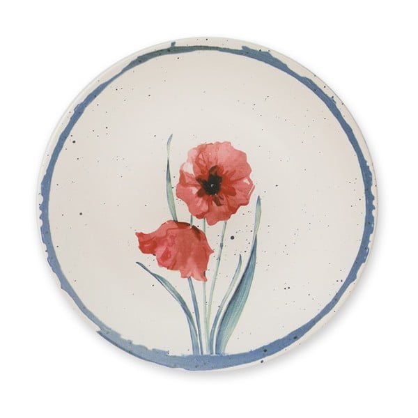 6 db-os kerámia szervírozó tányér szett, ø 25 cm - My Ceramic-image-3