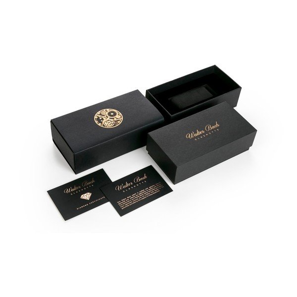 Union női karóra, fehér valódi bőrszíjjal - Walter Bach-image-2