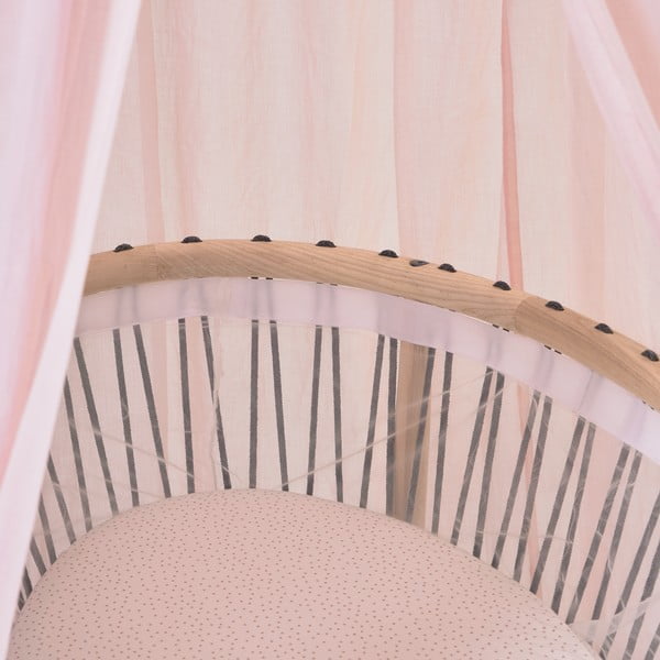 Világos rózsaszín pamut baldachin Carelene – Kave Home-image-2