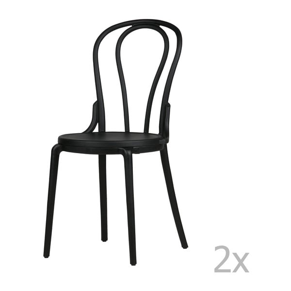 Bibi fekete székkészlet, 2 részes - De Eekhoorn