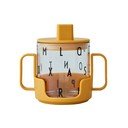 Grow With Your Cup mustársárga gyerekbögre - Design Letters