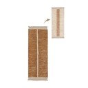 Téglavörös-bézs pamut futószőnyeg 80x230 cm Duetto Toffee – Lorena Canals