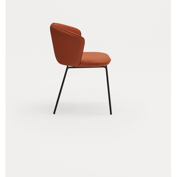 Narancssárga kárpitozott étkezőfotel szett 2 db-os Add – Teulat-image-3