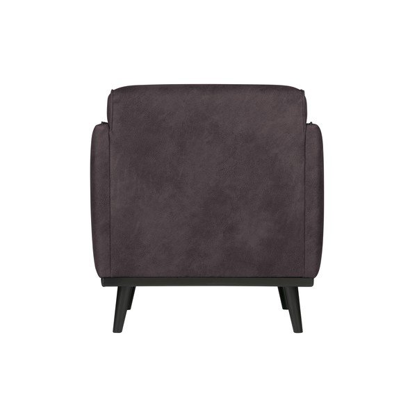 Statement szürke műbőr fotel - BePureHome-image-1