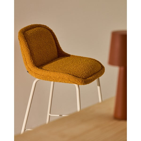 Mustársárga bárszék (ülésmagasság 65 cm) Aimin – Kave Home-image-1