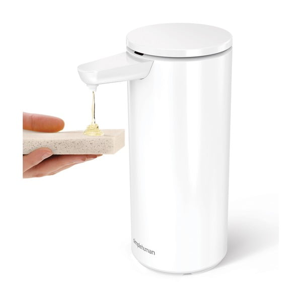 Fehér automata fém szappanadagoló 414 ml – simplehuman-image-3