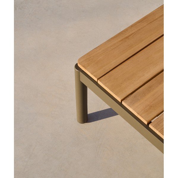 Teakfa kerti dohányzóasztal 63x149 cm Sorells – Kave Home-image-3
