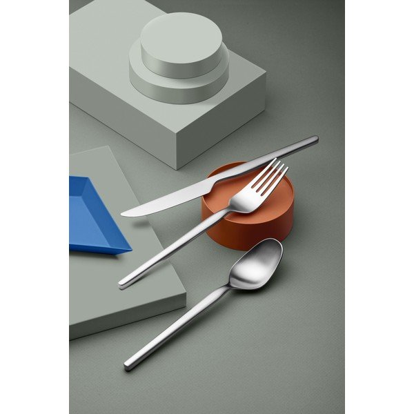 Ezüstszínű rozsdamentes acél evőeszköz készlet 16 db-os Dorotea – Gense-image-2