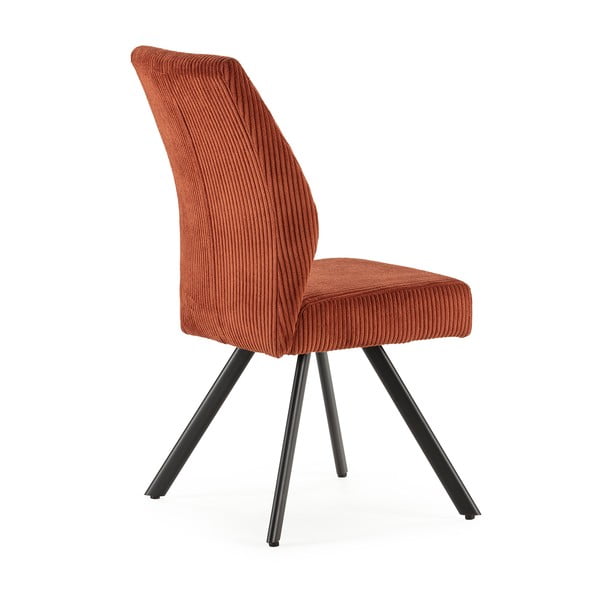 Narancssárga kordbársony étkezőszék szett 2 db-os Anibal – Marckeric-image-4