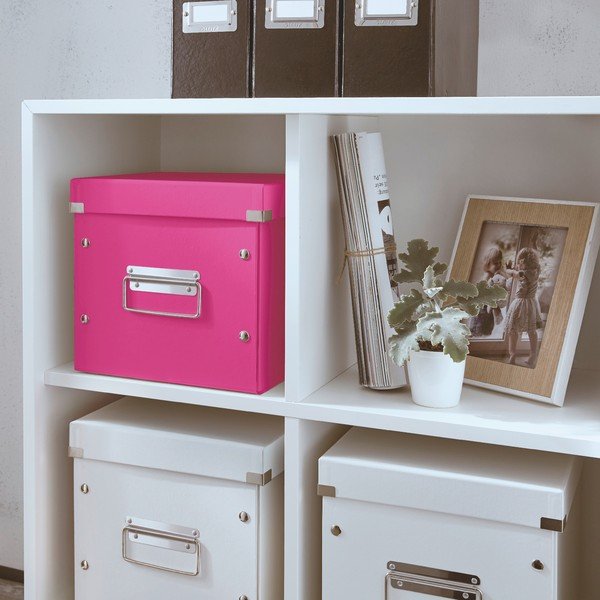 Office rózsaszín tárolódoboz, hossz 26 cm - Leitz-image-1