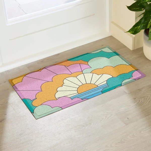 Újrahasznosított műanyag lábtörlő 40x70 cm Elizabeth Olwen  – Artsy Doormats-image-1