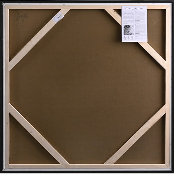 Kézzel festett kép 100x100 cm Spinning Around    – Malerifabrikken-image-2