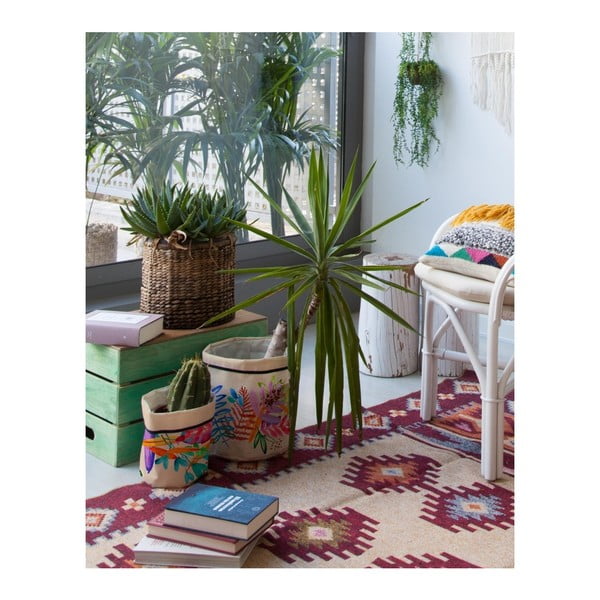 Floral 2 db textil kaspó - Madre Selva-image-1