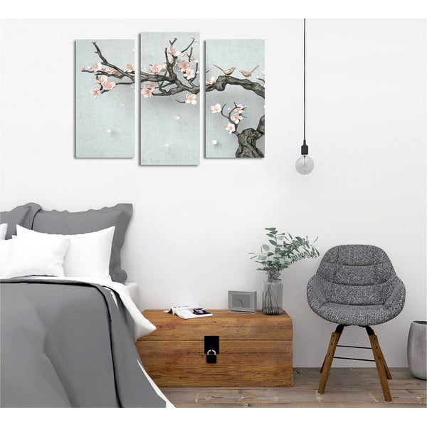 Kép szett 3 db-os Sakura – Wallity-image-2