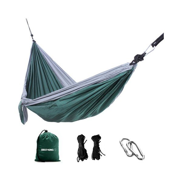 Hammock zöld függőágy tárolózsákkal - DecoKing