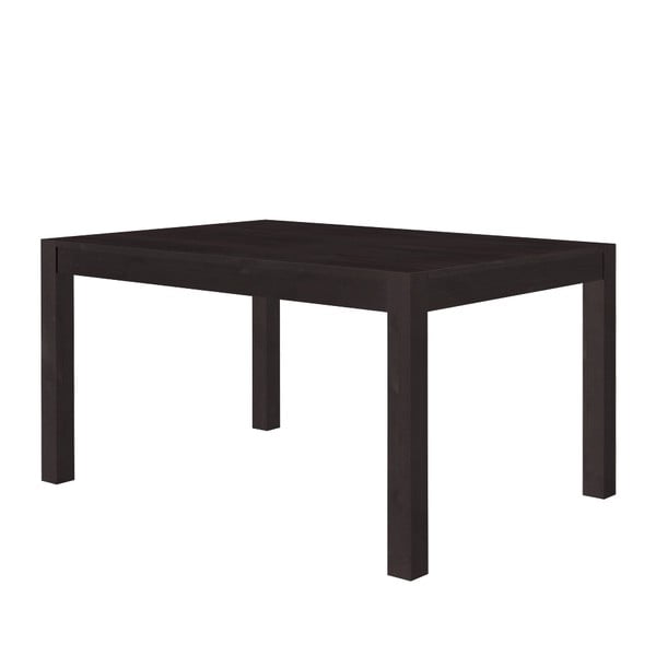 Monique sötétbarna, tömör fenyőfa étkezőasztal, 76 x 140 cm - Støraa
