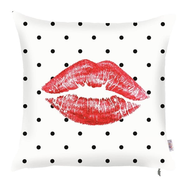 Red Lips párnahuzat, 43 x 43 cm - Mike & Co. NEW YORK
