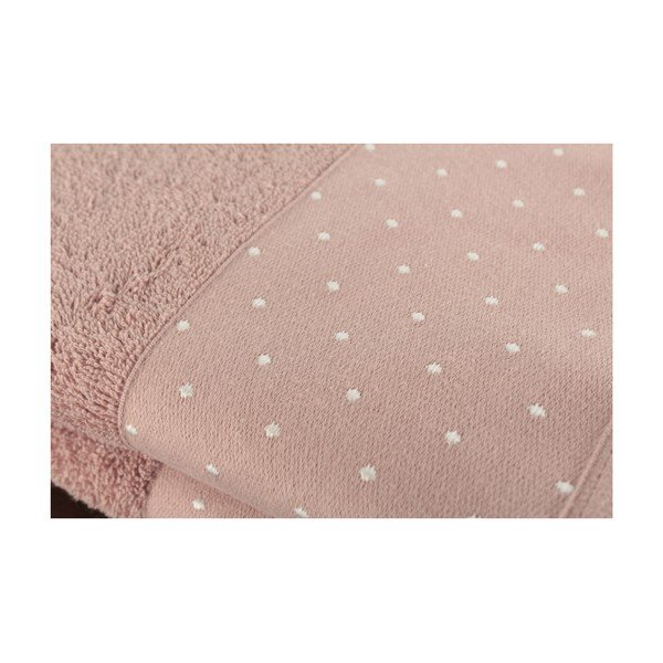 Patricia 2 db púderrózsaszín pamut törölköző, 50 x 90 cm-image-1