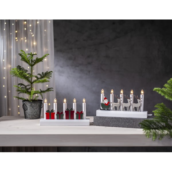 Piros-fehér konnektorhoz csatlakoztatható karácsonyi fénydekoráció Julia – Star Trading-image-3