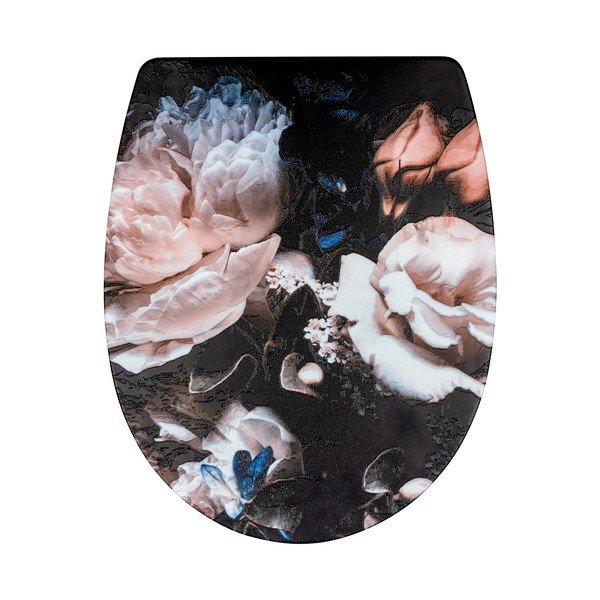 Peony WC-ülőke virág dekorral - Wenko-image-2
