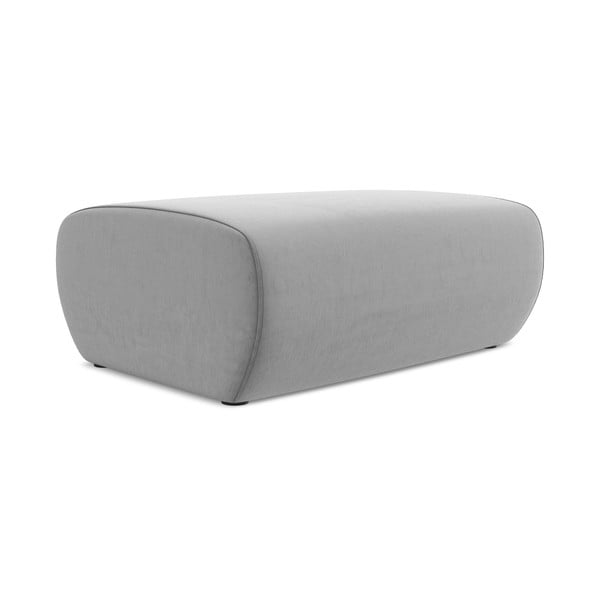 Világosszürke bársony lábtartó Kapua – Makamii-image-1