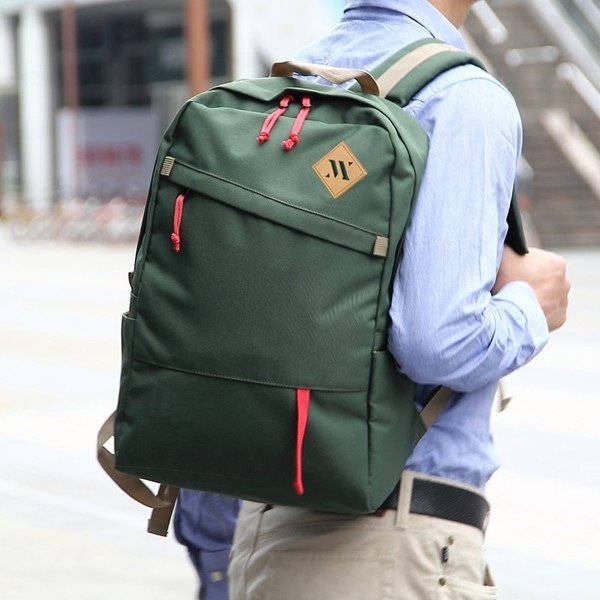 FREEDOM Smart Bag zöld hátizsák USB csatlakozóval - My Valice-image-1