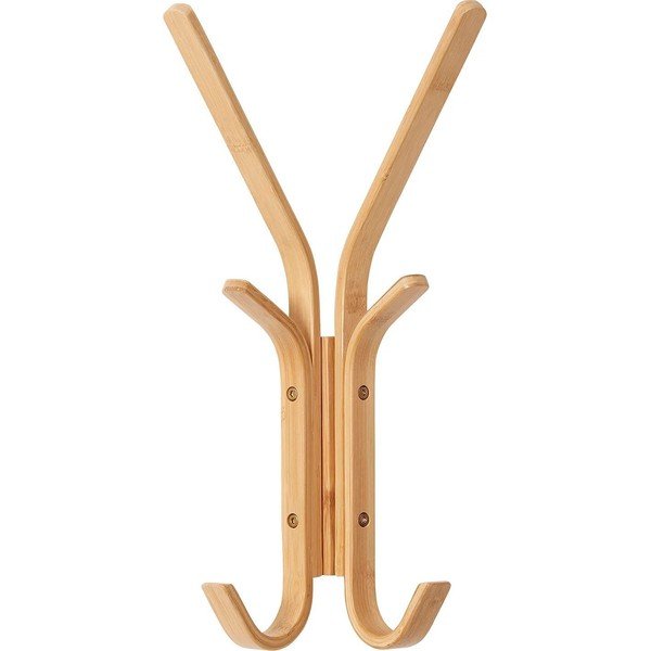 Natúr színű bambusz fali fogas Flex – Hübsch