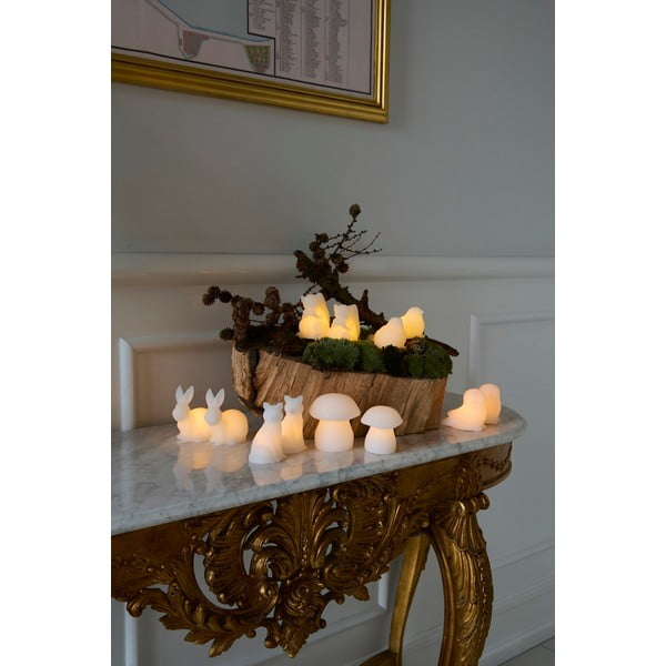 Fehér karácsonyi fénydekoráció 2 db-os ø 9 cm Elvina – Sirius-image-1