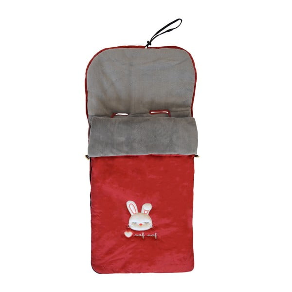 Rabbit piros, téli pólya babakocsihoz - Naf Naf