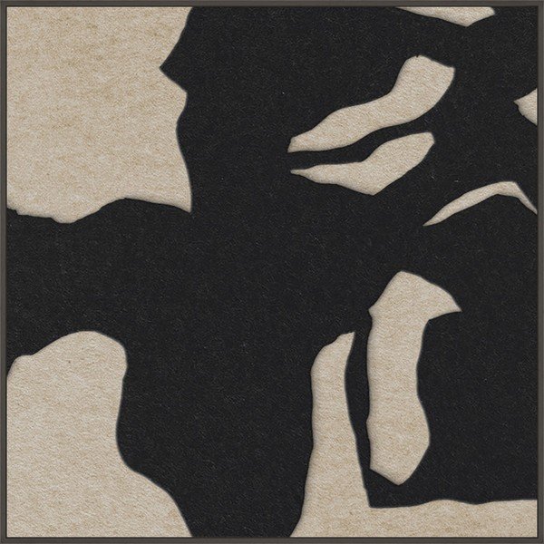 3D-s keretezett-akusztikus kép 102x102 cm Silent Shadow 1 – Malerifabrikken