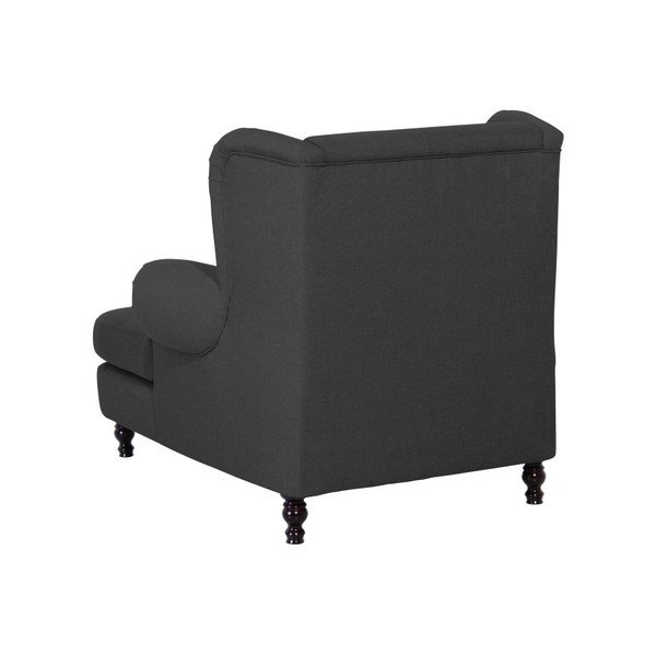 Mareille Black fekete színű füles fotel - Max Winzer-image-1