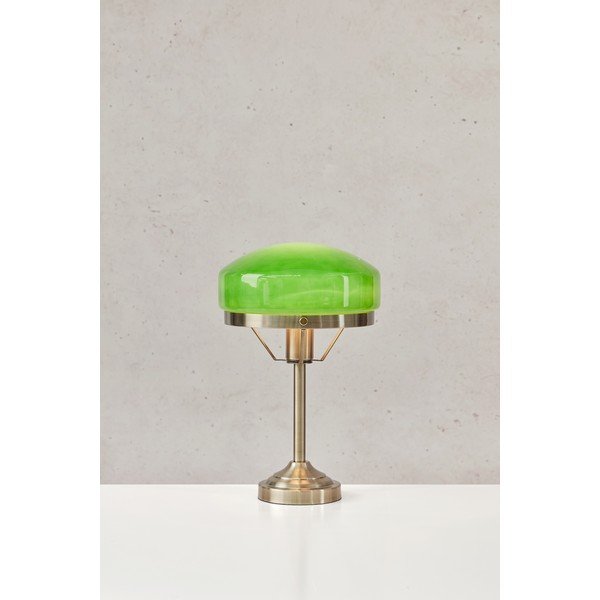 Zöld-sárgaréz színű asztali lámpa (magasság 39 cm) Aurelia – Markslöjd-image-4
