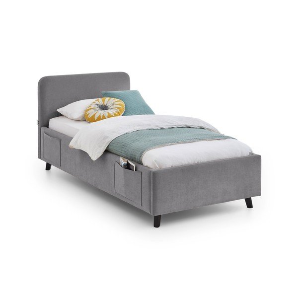 Szürke gyerekágy ágyrács nélkül 90x200 cm Cosy – Meise Möbel