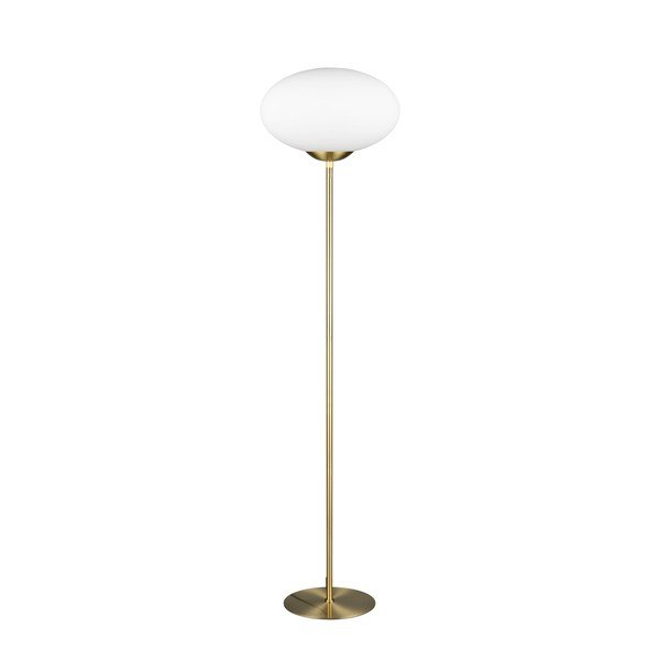 Sárgaréz színű állólámpa üveg búrával (magasság 150 cm) Fomento – Trio-image-3