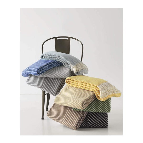 Tebas világosszürke pléd, 140 x 180 cm - Euromant-image-3