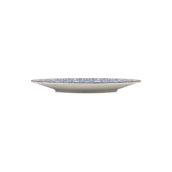 Fehér-kék porcelán tányér ø 25 cm Azul – BonBistro-image-3