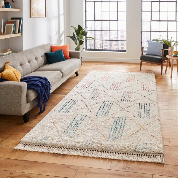 Bézs szőnyeg 200x290 cm Boho – Think Rugs-image-1