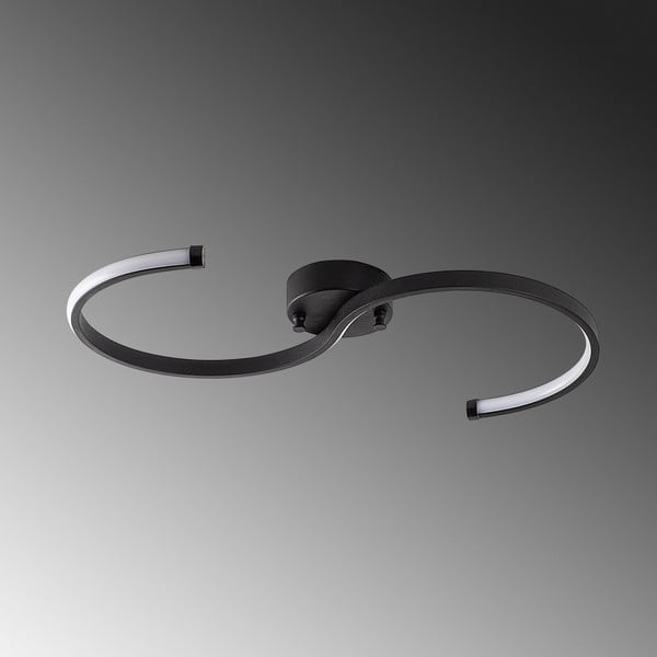 Fekete LED mennyezeti lámpa 25x10 cm Es – Opviq lights-image-1