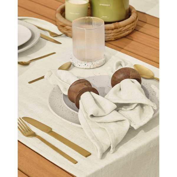 Aranyszínű rozsdamentes acél evőeszköz készlet 16 db-os Lite – Kave Home-image-2