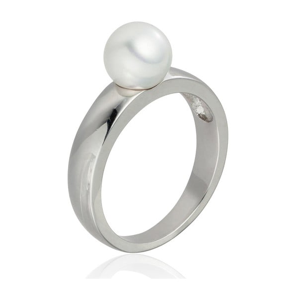 Jeanne fehér gyöngyös gyűrű, méret 56 - Nova Pearls Copenhagen