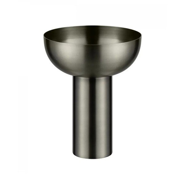 Szürke rozsdamentes acél váza (magasság 21 cm) Miyabi – Blomus