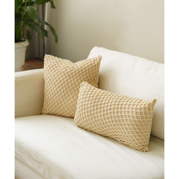 Pamut párnahuzat 30x50 cm Net – Mioli Decor-image-4