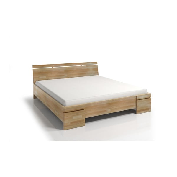 Sparta Maxi bükkfa franciaágy tárolóval, 140 x 200 cm - Skandica-image-2