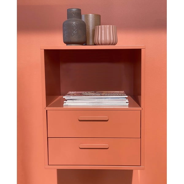 Keep by Hammel téglavörös fali éjjeliszekrény 2 fiókkal-image-1