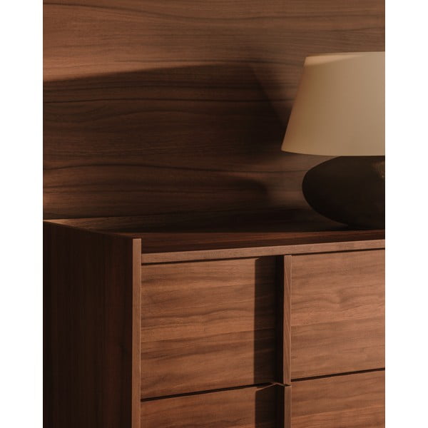 Barna komód diófa dekorral 100x78x50 cm Onix – Kave Home-image-2