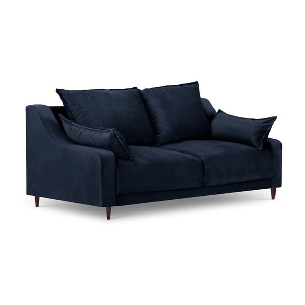 Freesia kék bársony kanapé, 150 cm - Mazzini Sofas-image-2