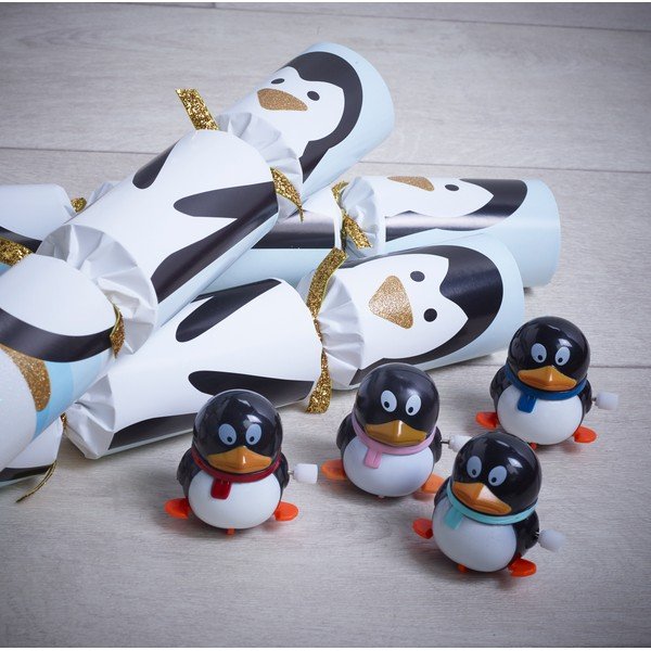 Karácsonyi cracker szett 6 db-os Racing Penguin – Robin Reed-image-1