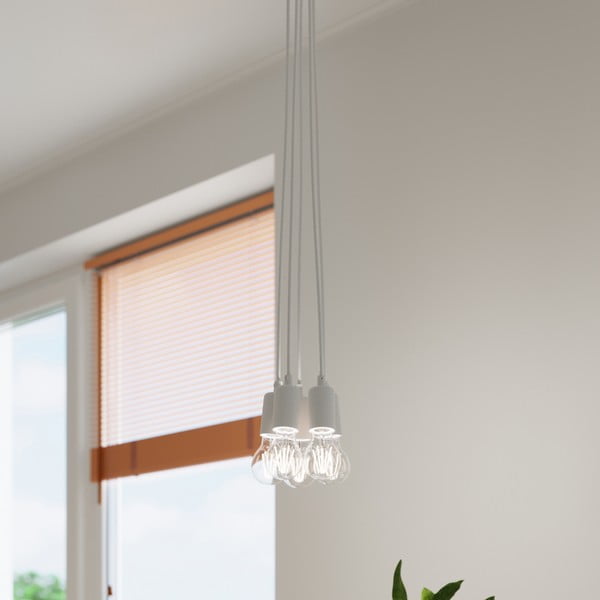 Fehér függőlámpa ø 15 cm Rene – Sollux-image-1