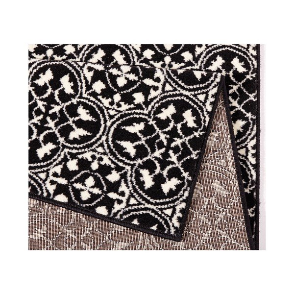 Gloria Pattern fekete szőnyeg, 200 x 290 cm - Hanse Home-image-2