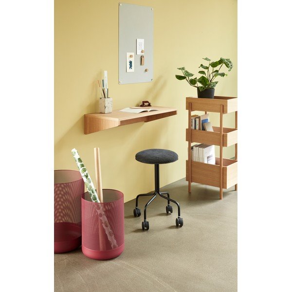 Tölgyfa fali íróasztal 35x80 cm Folk – Hübsch-image-1